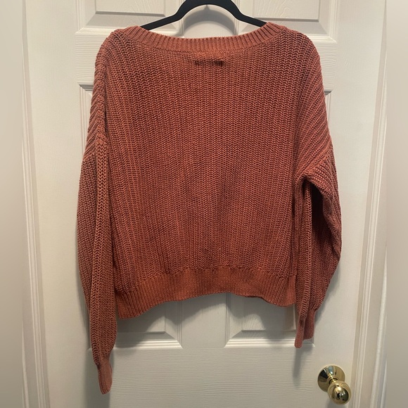 PINK Victoria's Secret V-Neck Knit Sweater - Picture 4 of 4